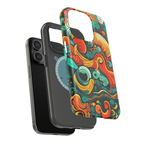 Vibrant Magnetic Tough Cases - Abstract Art Phone Covers, Unique for iPhone - Picture 58 of 74