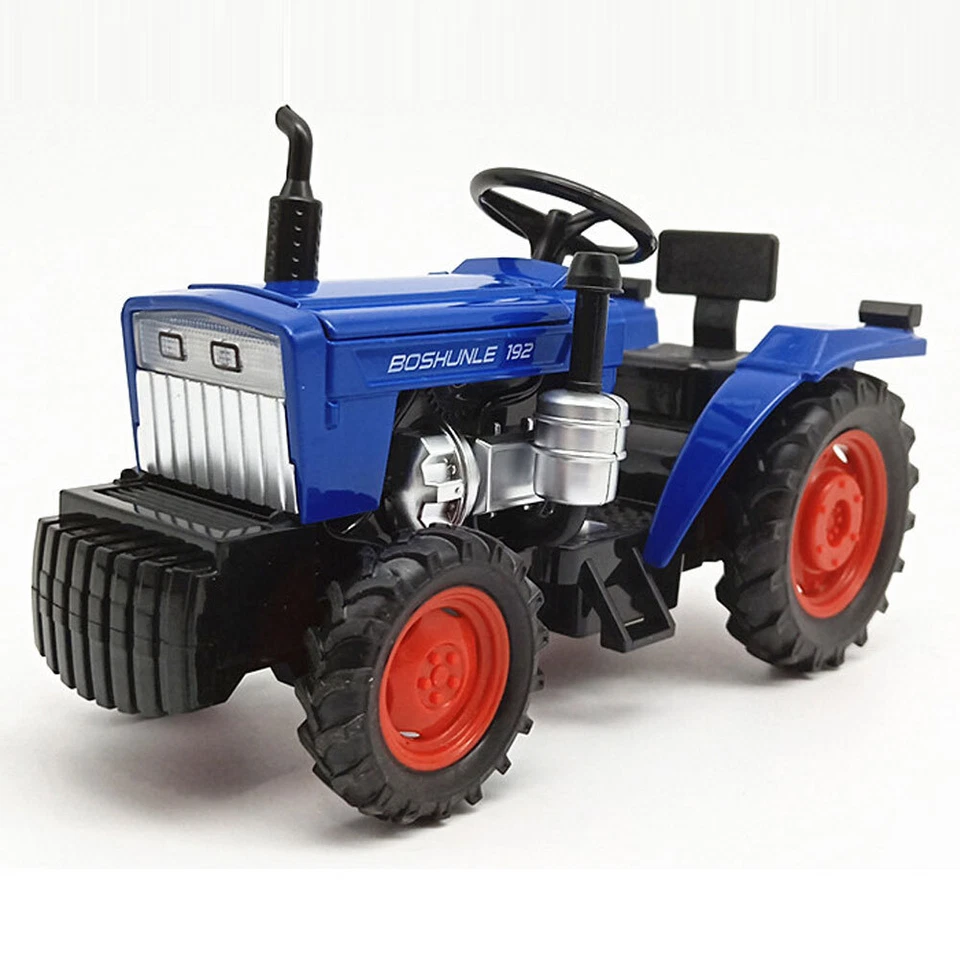 1:24 Granja Tractor Juguete Metal Diecast Granja Juguetes Vehículo Niños Juguetes Niños Regalos Azul Foto 2 de 4
