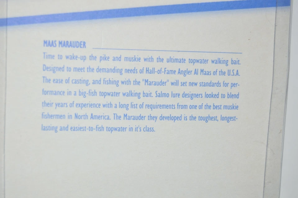 Salmo Mas Marauder 18 Flotante BRILLOS Luminiscente Fuego Tigre 7" Señuelo Peces Grandes Foto 4 de 4