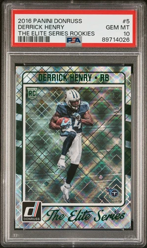 2016 Donruss Derrick Henry Rookie Elite Series PSA 10