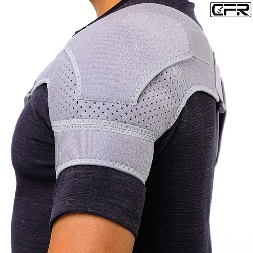Schulterbandage Rotator Manschette Unterstützung verstellbar Ärmel Gürtel Verstauchungen Schmerzlinderung - Bild 10 von 15