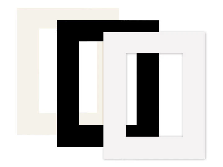 Alfombrilla de imagen de diseñador único 11x14 con apertura de 8x10 - negra (mismo envío cualquier cantidad) Foto 2 de 2