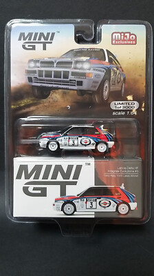 MINI GT Lancia Delta HF Integrale Evo #3 1992 Rally 1000 Lakes