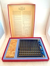 VTG 1966 Scrabble RSVP 3 Dimensional Board Game Selchow & Righter Wood  USA