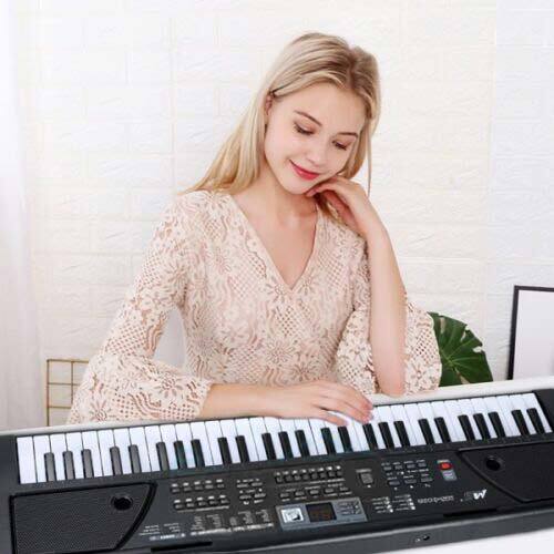 61-Tasten Digitales Musik Piano Keyboard Elektronisches Musikinstrument Mit Mic - Afbeelding 11 van 12