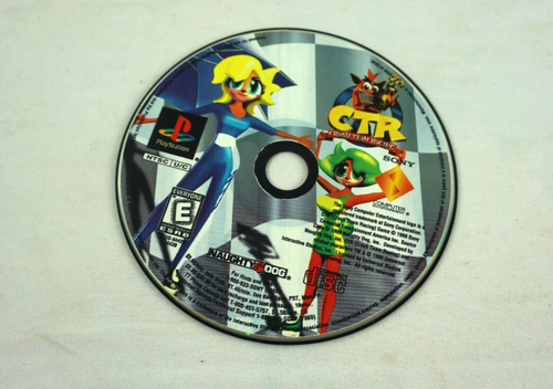 CTR Crash Team Racing Sony PlayStation 1 PS1 ~ Funktioniert Top! Nur Disc