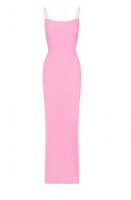 Skims Soft lounge long slip dress- bubblegum- Small