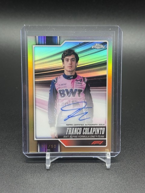 2026 Topps Chrome F1 Formula 1 Franco Colapinto Autograph TRUE GOLD # /50