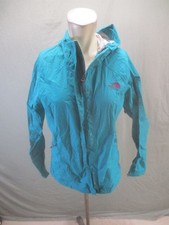 The North Face Size M Women Green Hyvent Hooded Full Zip Outdoor Windbreaker 743
