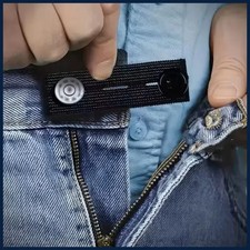 5pcs Pant Extender Belt Unisex Waist Band Tight Trousers Jeans Skirts Maternity