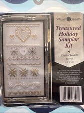 Mill Hill Treasured Holiday Sampler Kit Crystal Hearts