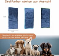 3 StüCk Hunde Handtuch,40 X 70 Cm, Mikrofaser Hundehandtuch Extra SaugfäHig, K