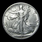 1916-D Walking Liberty Half Dollar Silver ---- Stunning Coin ---- #KK436