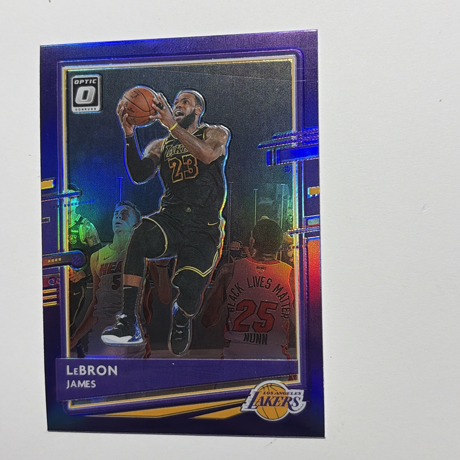 2020-21 Panini Donruss Optic - LeBron James #13 Purple Prizm