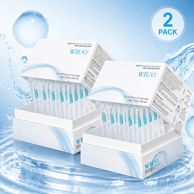 60PCS 3% Hyaluronic Acid Serum   Anti-Aging & Hydrating for Dry & Sensitive Skin