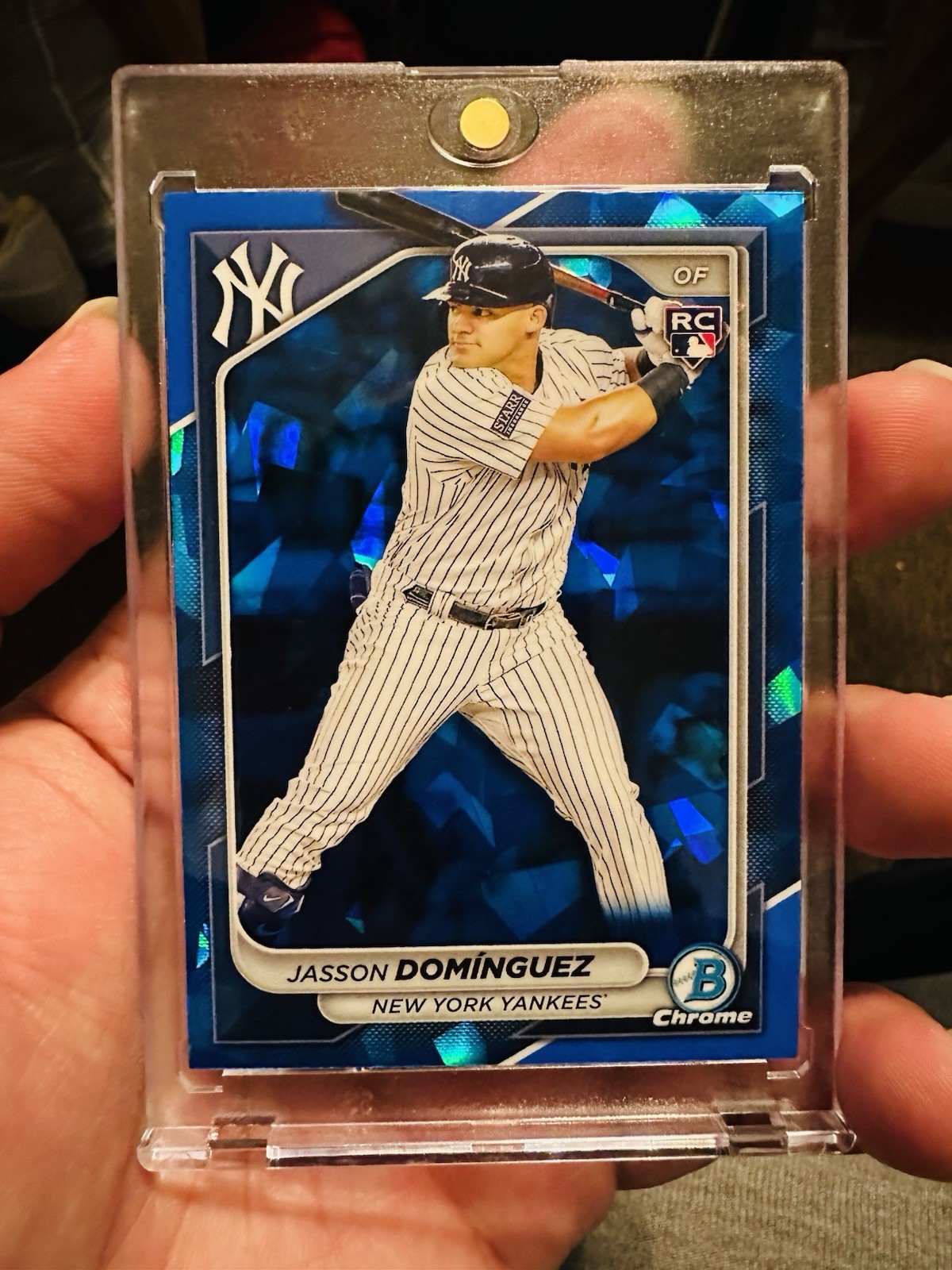 2024 Bowman Chrome Sapphire Rookie Jasson Dominguez #94 NY Yankees RC