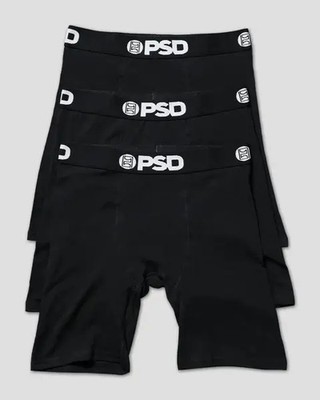PSD 7'' Boxershorts 3er Pack - Cotton Stretch feuchtigkeitsableitend Herren Unterwäsche