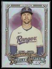 Jacob deGrom 2025 Topps Allen & Ginter Silver Portrait #145 Texas Rangers