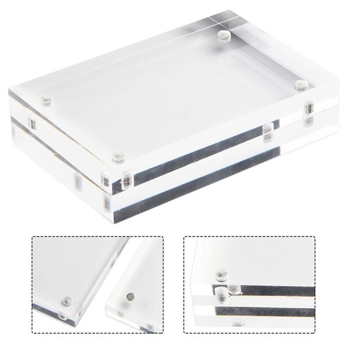 Bilderrahmen Acryl Transparent Schreibtisch Aufsteller Doppelseitig Magnetisch - Bild 18 von 65