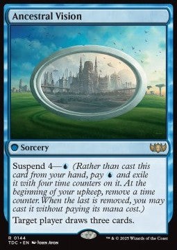 Magic/MTG Ancestral Vision TDC-144 Rare Englisch Neu - Bild 1 von 2