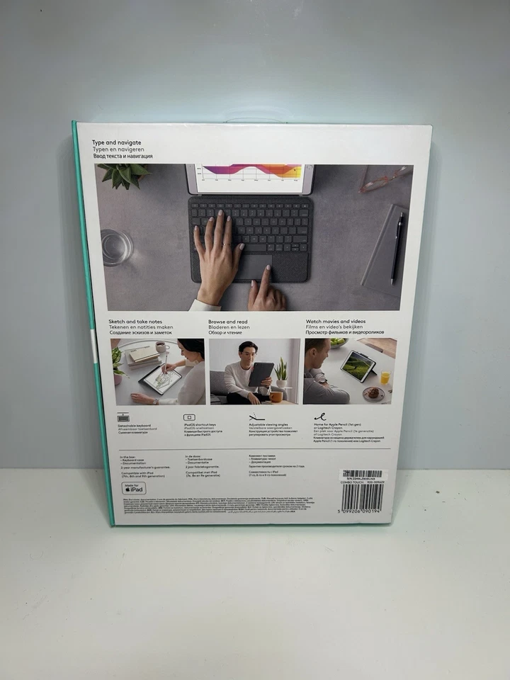 Logitech Combo Touch - iPad (7th, 8th & 9th Gen) “Brand New” - Image 2 of 2