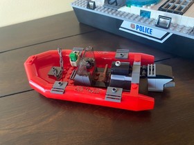 Lego CITY Police Patrol Boat 99% Complete w/Instructions & Minifigures