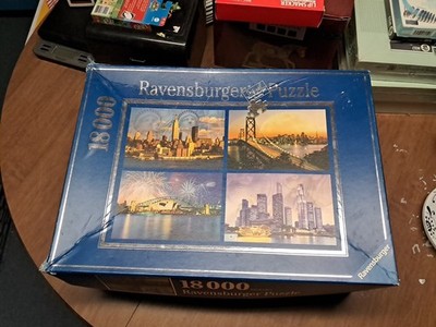 2006 Ravensburger Skylines of the World 18000 piece puzzle 3/4 Sealed 