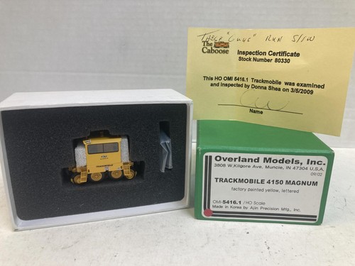 Overland Models, Inc. Trackmobile 4150 Magnum escala HO (OMI-5416.1) | Condition: New