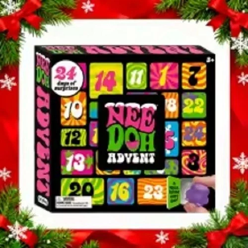 Nee Doh NeeDoh Squishy Advent Calendar - 24 Mini Squeeze Sensory Toys - New - Image 4 of 4