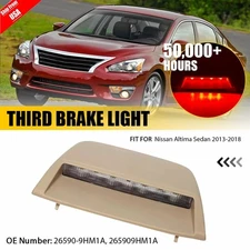 Beige LED Car Third Rear Brake Light 265909HM1A For 2013-18 Nissan Altima Sedan