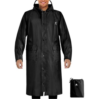 Waterproof Cycling Rain Poncho Portable Lightweight Rain Jacket with Hood Bic...