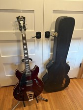 D’Angelico Premier DC Left-Handed Semi-Hollow w/OHSC – Pro Corrected Intonation