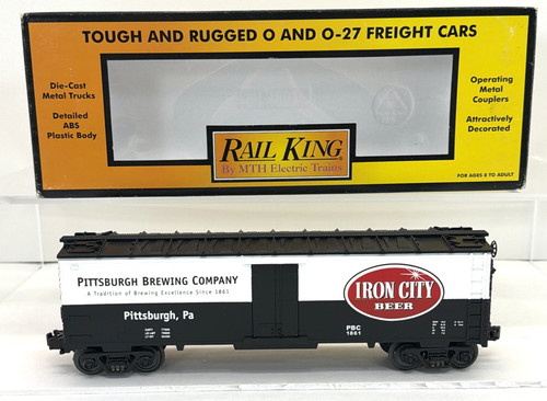 MTH RailKing 30-7831 Pittsburgh Iron City Moderno Cerveza Frigorífico Coche O/O-27 Usado | Zustand: Used