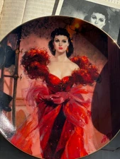 Vintage 1989 Gone With The Wind "SCARLETT'S RESOLVE" Collectors Plate #8