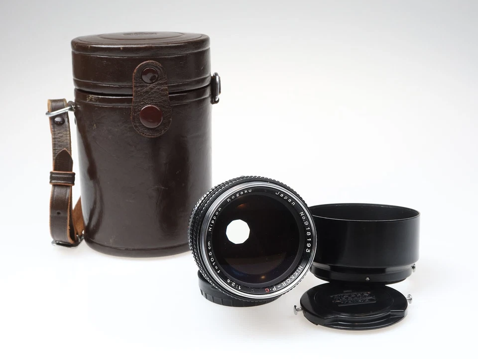 Nikon Nikkor P.C. 105mm f2.5 Objektiv lens Nippon Kogaku Japan 97783 near mint - Bild 1 von 4