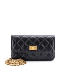 Chanel Reissue 2.55 Flap Phone Holder with Chain Quilted Aged Calfskin