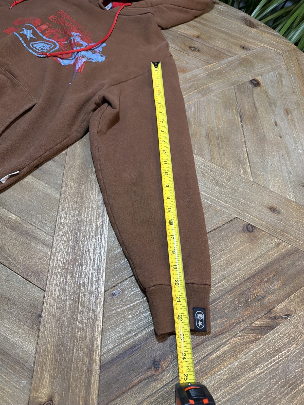 Planet Eclipse Unity Pullover Brown Hoodie Long S… - image 7