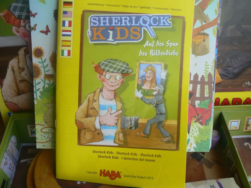 HABA 4894 Gedächtnisspiel Sherlock Kids Auf der Spur des Bilderdiebs  KOMPLETT - Bild 2 von 4