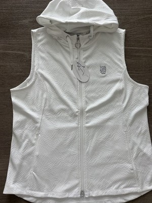 WOMEN'S GREG NORMAN HOODIE GOLF VEST  / NWT / XLARGE