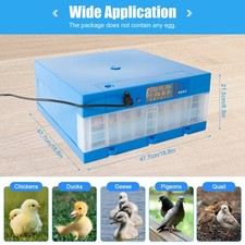 Egg Incubator Automatic Chicken Quail Chick Hatcher Incubators for Hatching Eggs