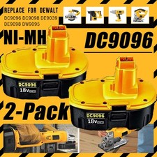 2Pack 4.8AH Battery For Dewalt 18 Volt XRP NI-MH DC9096 DC9098 DC9099 DW9096 NEW