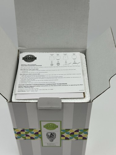 Scentsy Bubbled irisierender Mini-Wandwärmer zum Einstecken ~ NEU - Bild 3 von 9