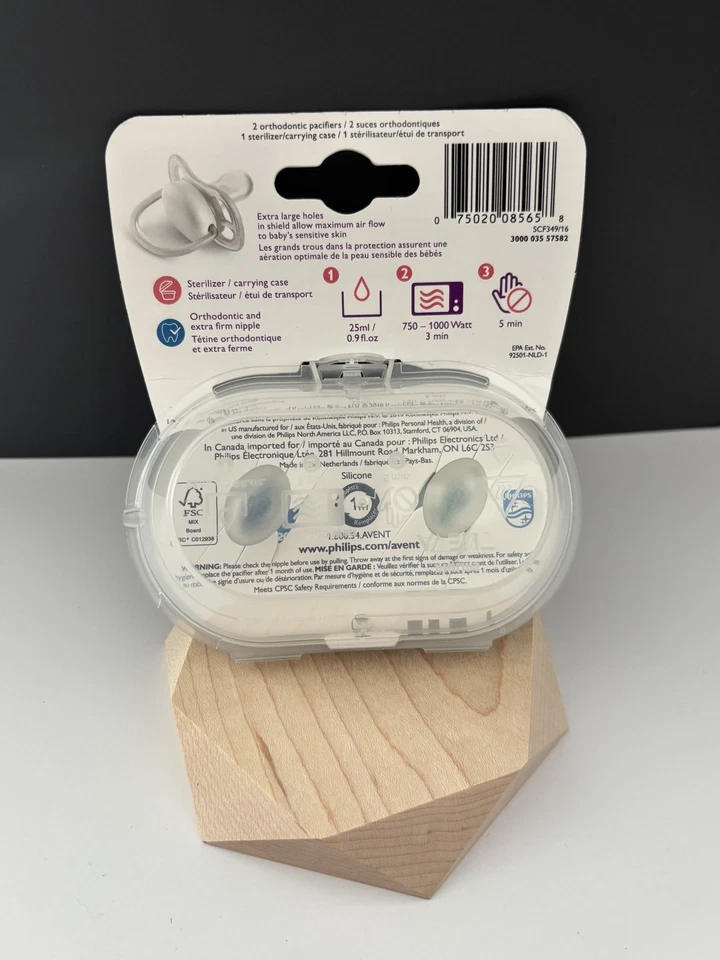 Philips Avent Ultra воздушная соска упаковка 2 шт. 18+ месяцев - Изображение 2 из 2