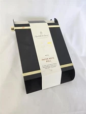 -= Hearth & Hand Magnolia Paper Note Roll Black Gold Finish Perforated Easy Tear