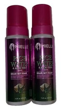 Mielle Rice Water  Aloe Vera Blend Braid Set Foam 7.5 FL Oz Pack of 2 
