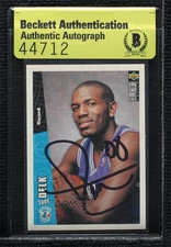 BAS 1997-98 Upper Deck Collector's Choice Tony Delk #213 Authentic Auto 3c7