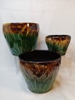 3 Robinson Ransbottom Pottery Co Sun And Moon Nesting Planters