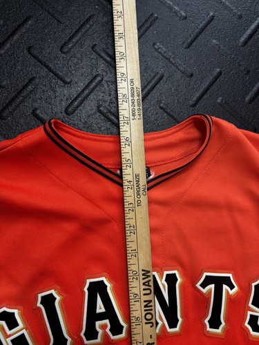 San Francisco Giants Buster Posey 28 Majestic Jersey Mens Large MLB Baseball - Picture 5 of 7