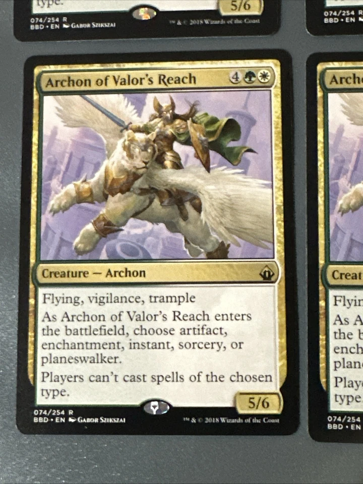 Archon Of Valor’s Reach X4 Battlebond NM Condition See Front/back Pics - Image 3 of 4