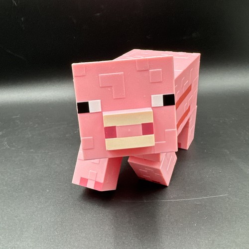 Minecraft ROSA SCHWEIN 3D geformte Keramikmünze Sparschwein Figur Paladin - Bild 3 von 7